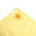 Kapuzenhandtuch gelb Ente mit Namen Bestickt (80x80cm)